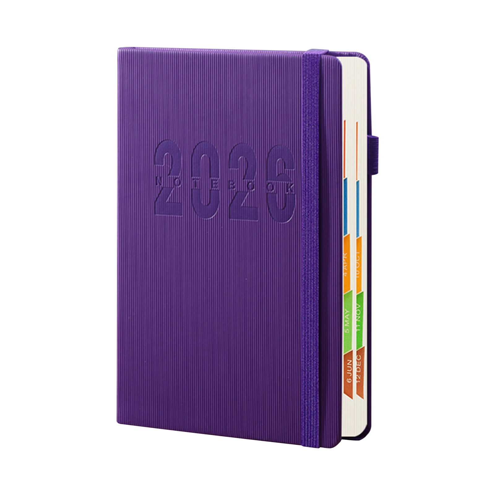 2026 Weekly Planner Notebook, Daily Planner Hardcover Calendar with Tabs and Pen Strap, 200 Pages Journaling Notebooks Daily Time Management Plan for Office โ image 2