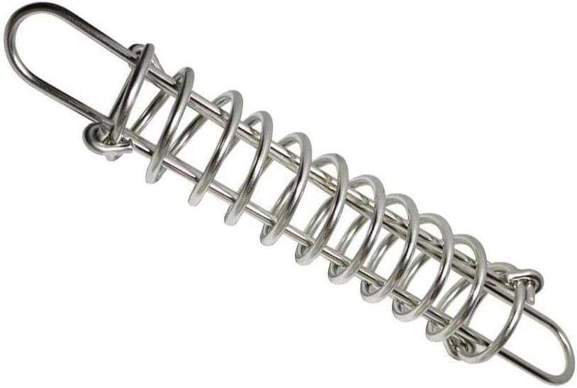 Stainless Steel Boat Mooring Spring Shock Absorber Ruck Damper snubbers 6mm x 320mm — image 2