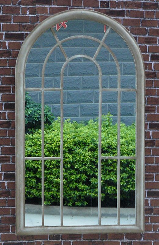 Large Garden Arched Window Mirror โ image 2