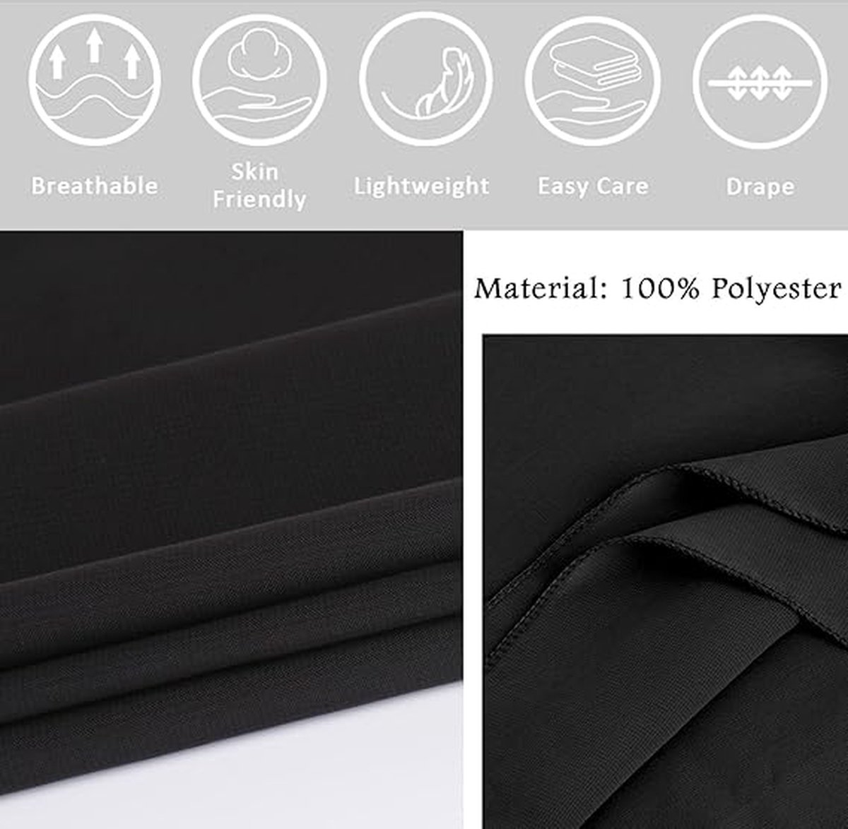 Shawl - Chiffon Scarf - Women's Scarf - Thin Wrap Scarf - Stole - Shawl - Black - 200*70cm - Shawls for Evening Dresses - Chiffon Stole - for Bride Wedding โ image 2