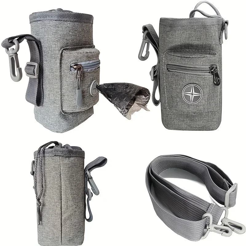 Versatile Hands-Free Pet Walking Pouch, Portable Dog Treat Bag, Poop Bag Holder and Waist-Clip Organizer for Keys, Phone and Snacks During Outdoor Training — image 4
