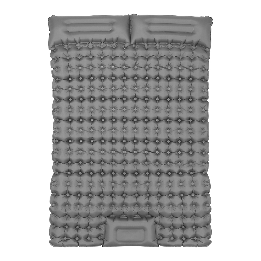 Weisshorn Self Inflating Mattress Camping Sleeping Mat Air Bed Double Pillow Bag — image 3