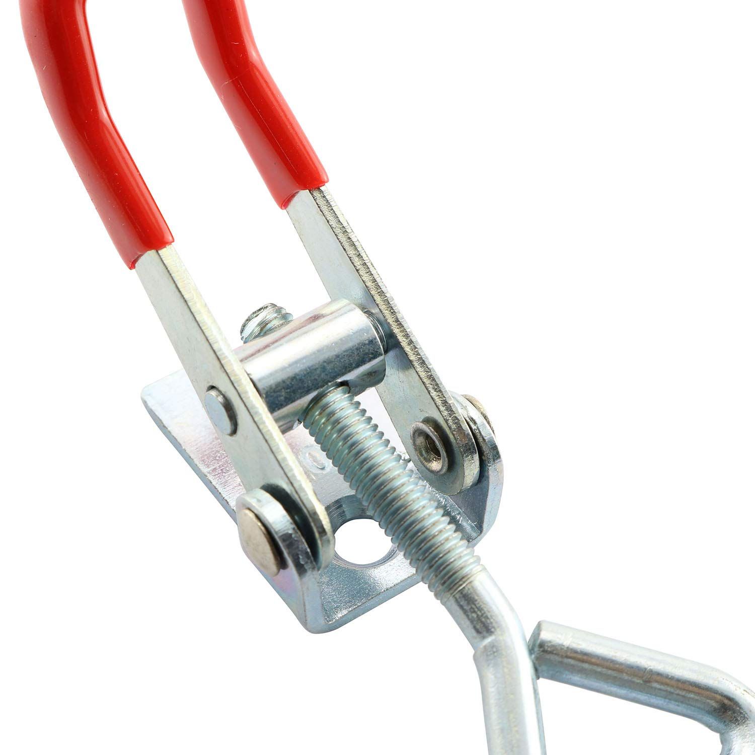 4pcs Toggle Latch Clamp, Stainless Steel Pull Hasp Latches, Quick Release Hand Tool Toggle Clamp for Smoker Lid Jig — image 5