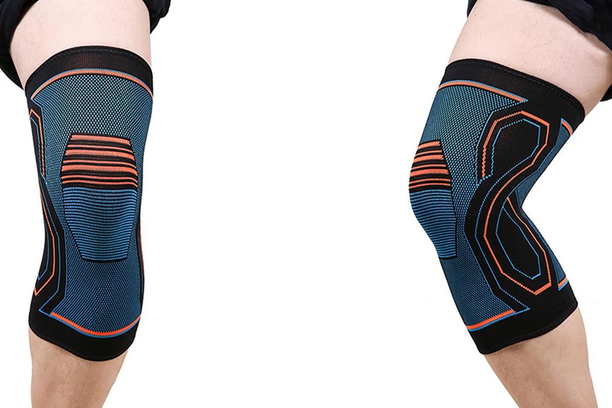 2-Pack Knitted Knee Support Sleeve Leg Brace for Gym Sports Running(XL) โ image 6