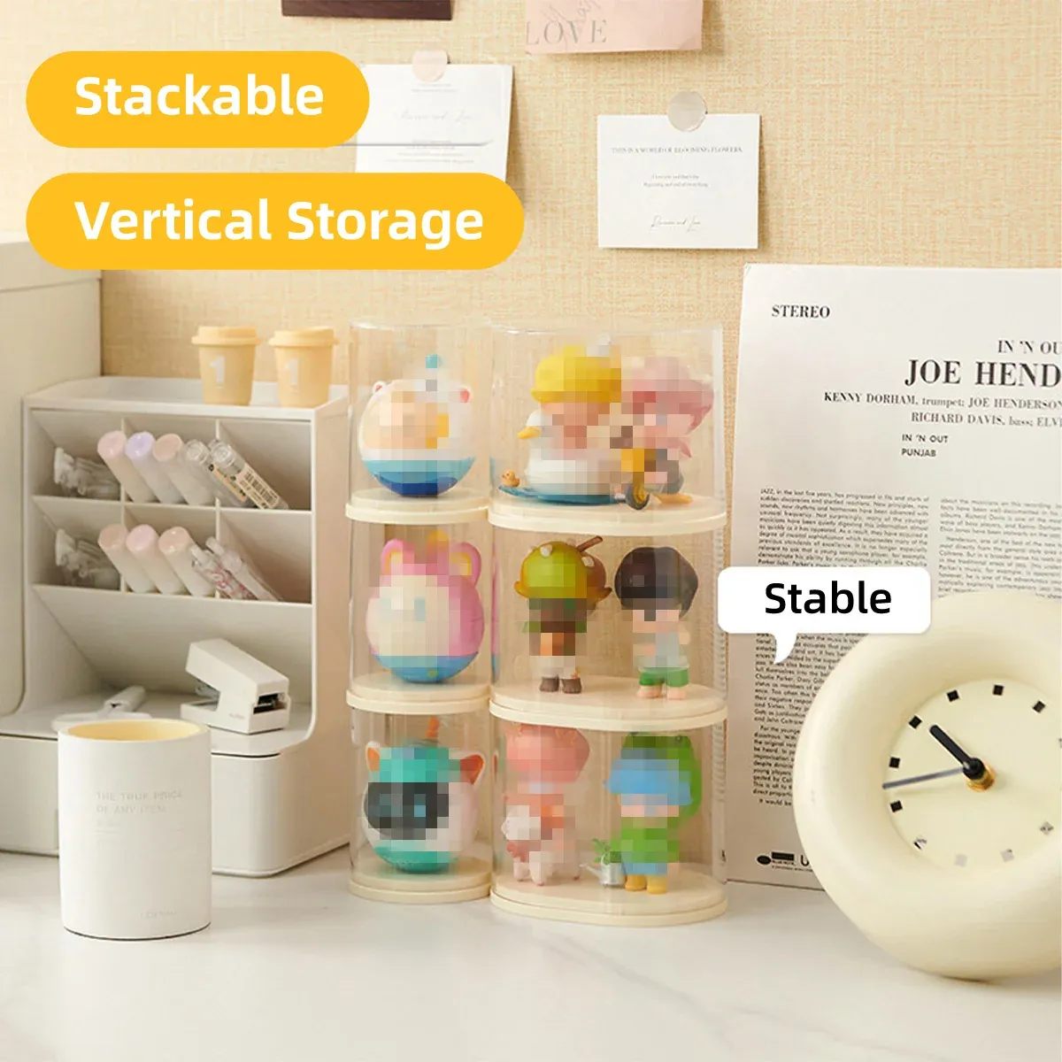 2pcs Clear Acrylic Display Case Transparent Box for Collectibles Dolls Figures - L — image 5