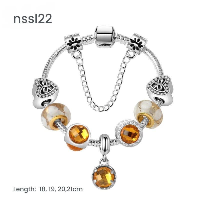 10 Styles Charm Bracelets Set: Colorful Alloy & Glass Beaded Bracelets, Buy 2 for Better Price(double) โ image 6