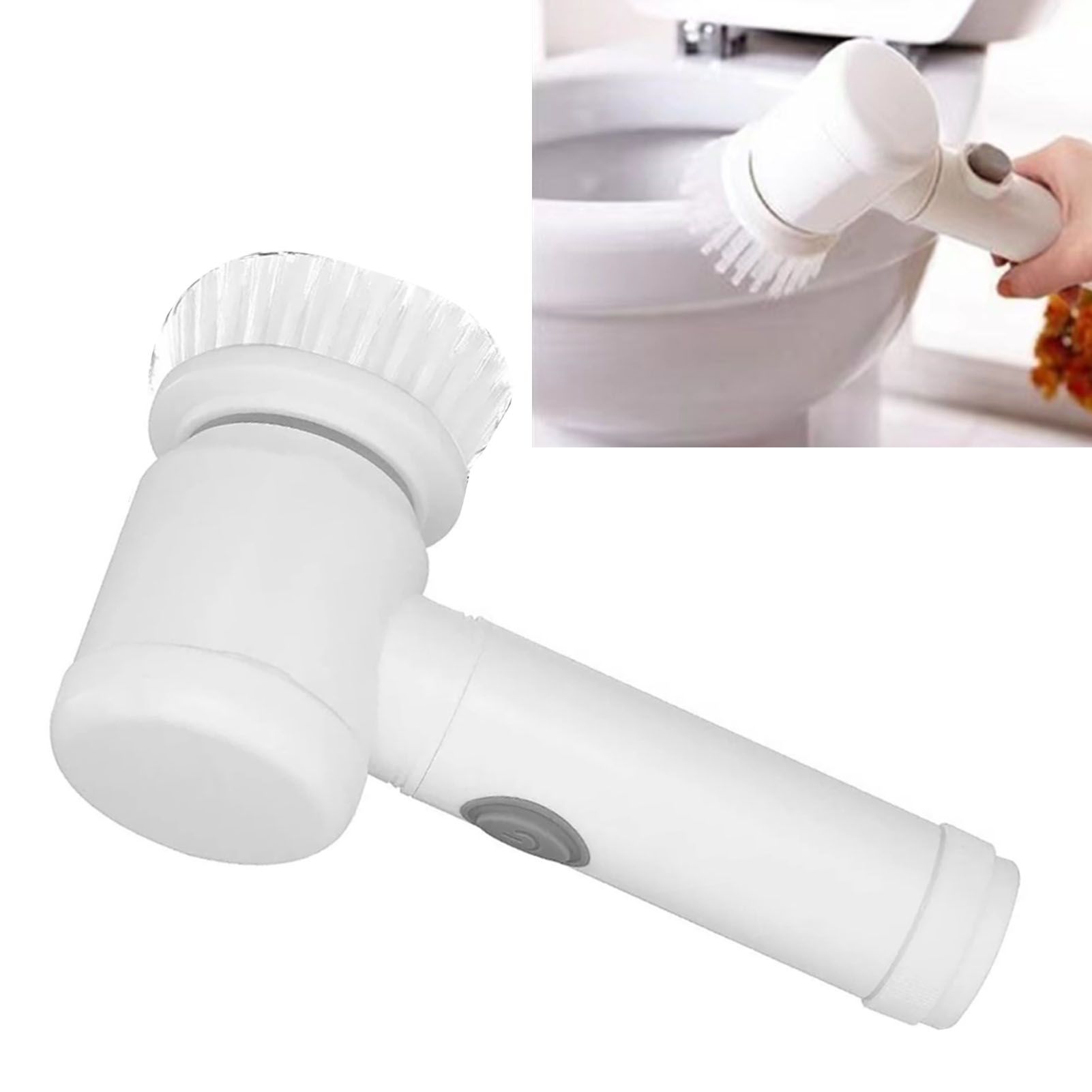 Electric Spin Scrubber Professional Cordless USB Rechargeable Automatic Handheld Cleaning Brush for Bathroom Kitchen — image 5