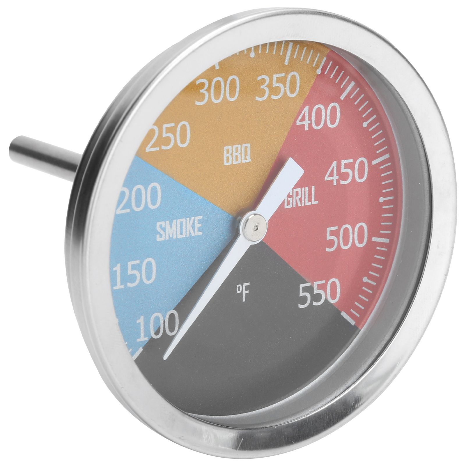 100‑550℉ Metal Oven Temperature Gauge Pointer Type for Smoke BBQ Grill Household Cooking — image 6