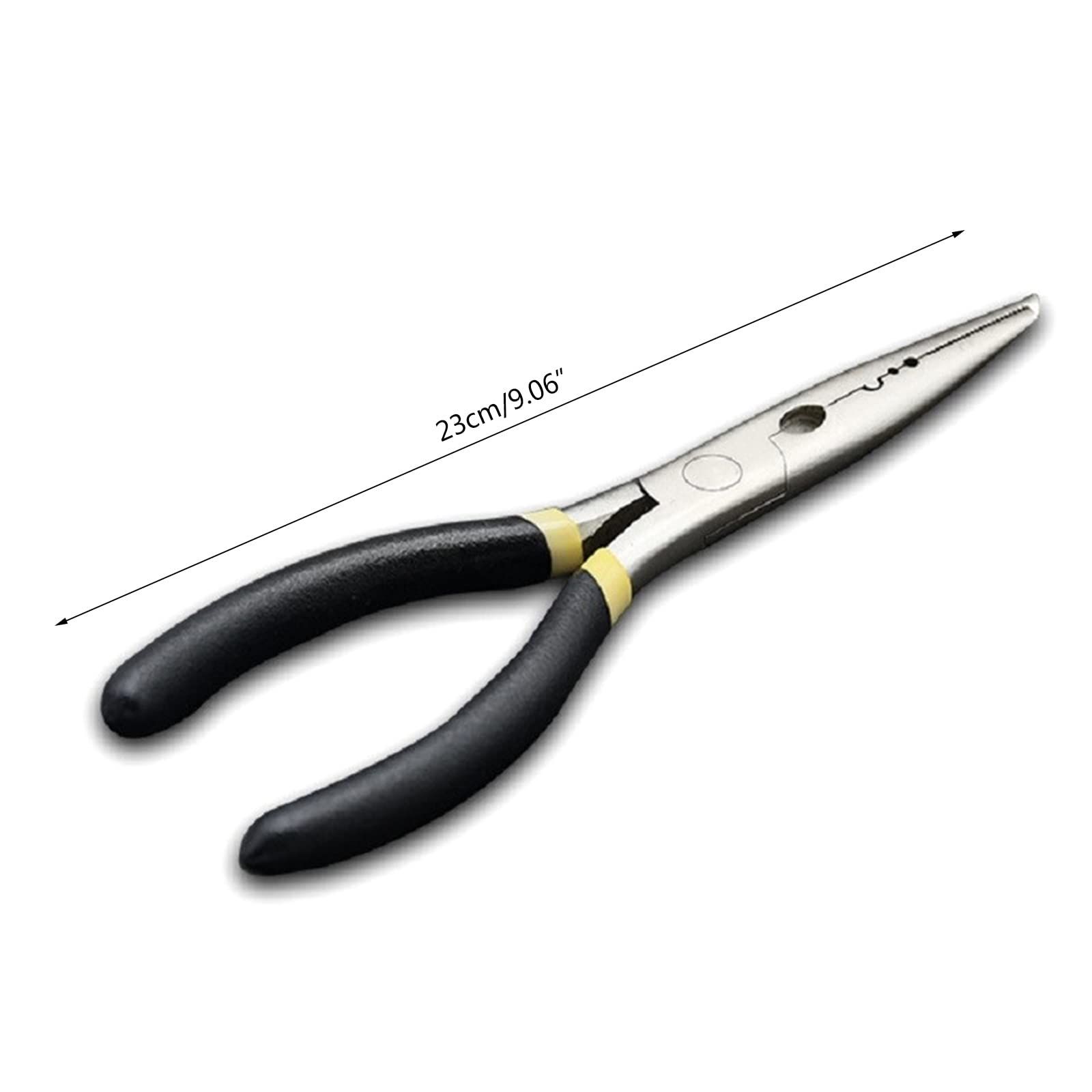 Multi-Purpose Stainless Steel Pliers -Hook Removal Line Cutting Pliers For Fishing Crafts With Bent Or Straight Nose Fishing — image 3