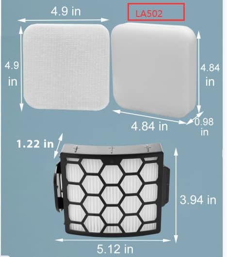 Filter Replacement for Shark Rotator Lift-Away LA300 LA301 LA322 LA351 LA500 LA502 LA555 LA360 LA362 LA401 LA455 LA702 ADV DuoClean PowerFins Upright Vacuum โ image 2