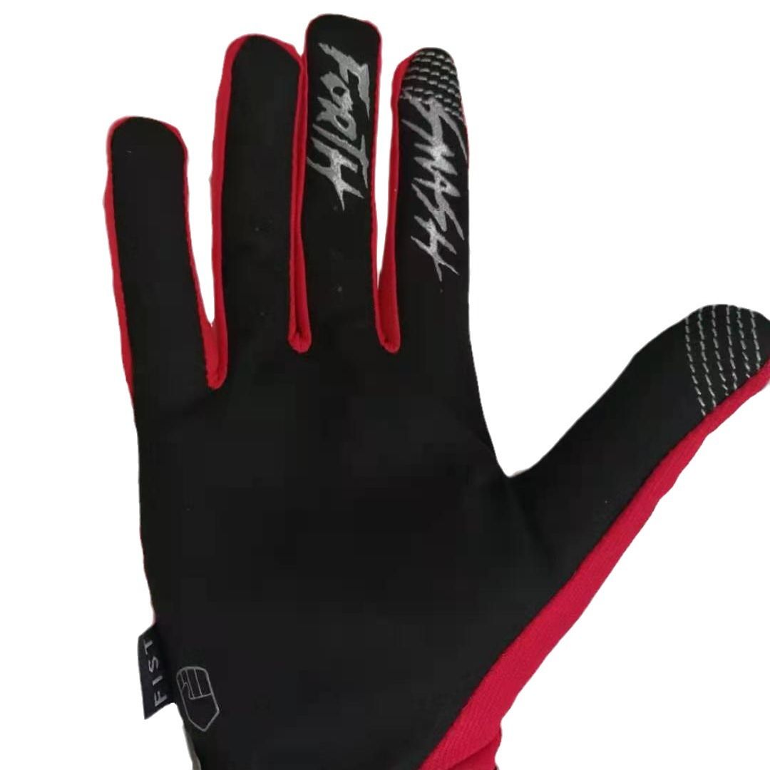 Fist Touch Screen Cycling Gloves Motorcycle Full Finger Red L โ image 6