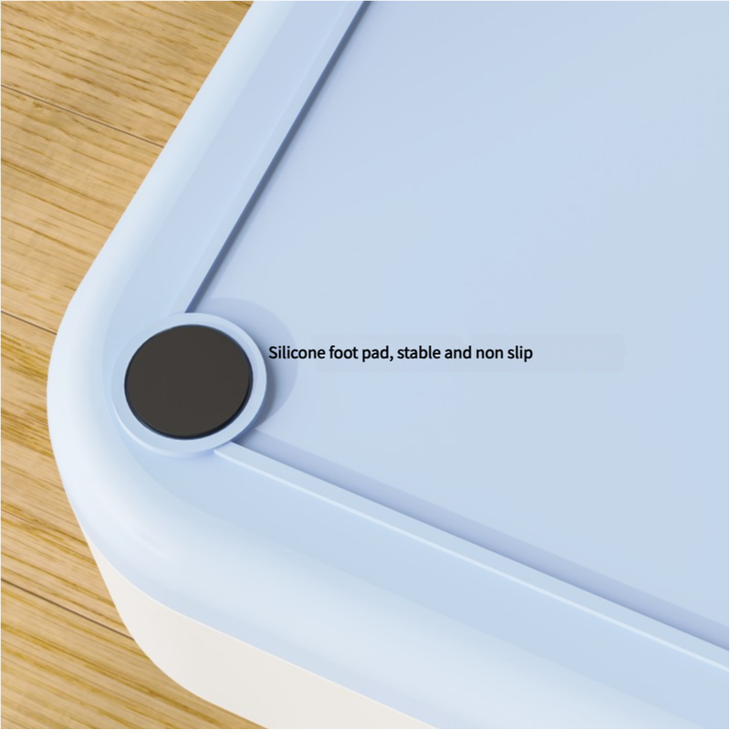 Blue 2-in-1 Automatic Pet Water and Food Dispenser - Gravity Feeder for Cats and Dogs โ image 4
