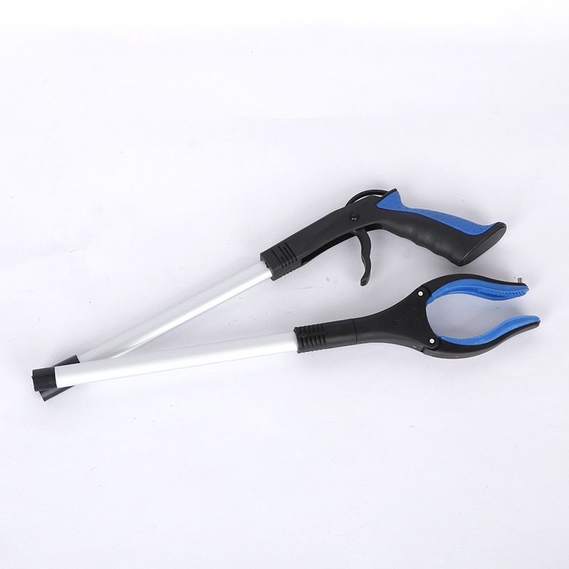 Green and Black Handle Foldable Grabber Reacher Tool - 83cm Aluminium Litter Picker with Magnetic Tip - Lightweight Mobility Aid for Garden & Home — image 3