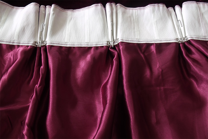 Large Thick Velvet Curtains 590x230cm with full liner 30 hooks Burgundy New โ image 5