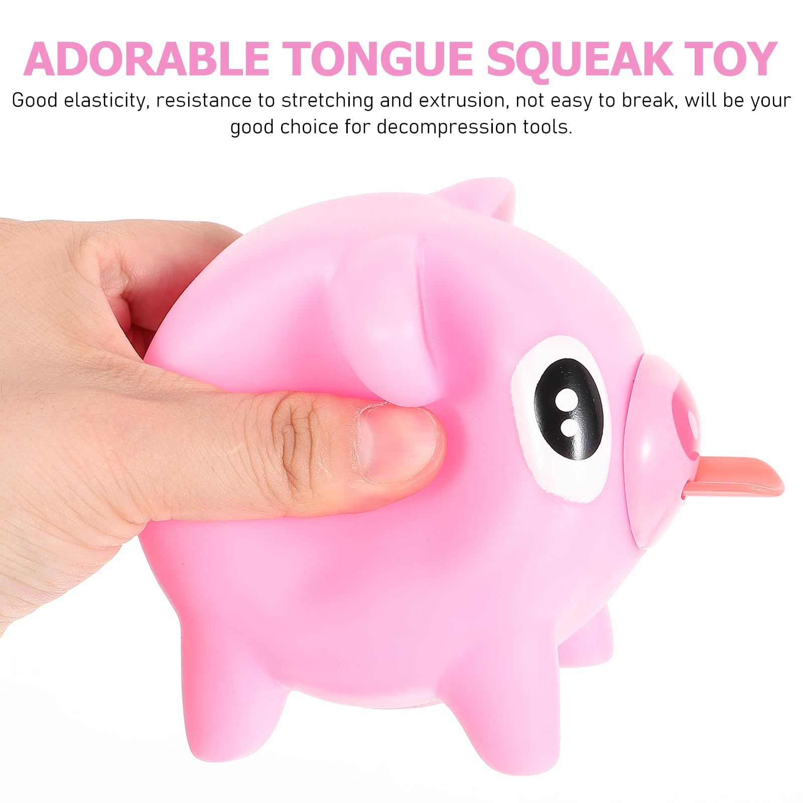 Adorable Screaming Latex Desk Teenagers Toy Play Decompression Animal Toy Pig Children Ball Interesting Kids Games Piggy Adults โ image 2