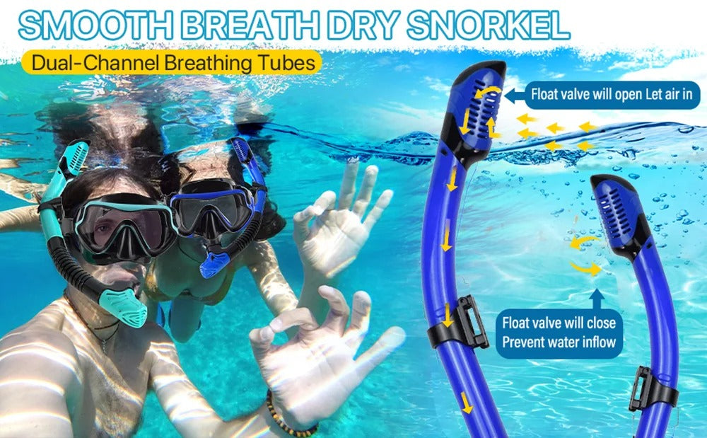 3-Piece Snorkeling Set with Fins and Mask โ image 2