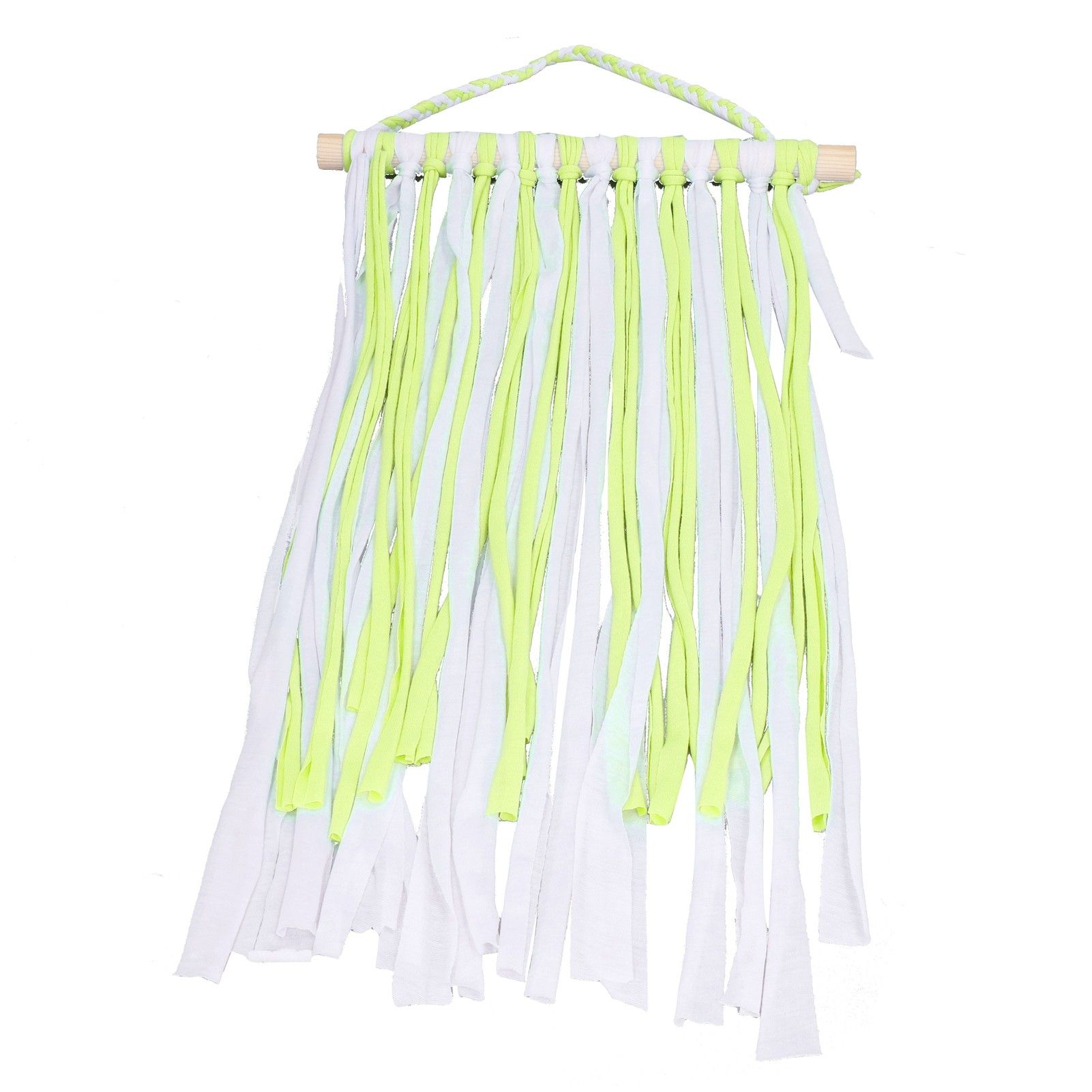 Bow Holder Cloth Beech Material Light Weight Decorative Function Different Colors Hair Clip Hangers for GirlYellow