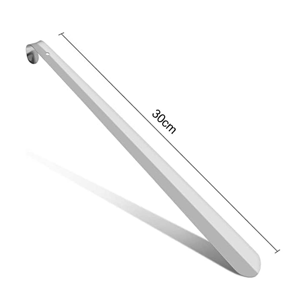 Shoehorn - Shoe puller - 30 cm - shoehorns - shoe spoon - stainless steel shoehorn - durable and strong - long shoehorn - width 1.2 mm - silver โ image 5