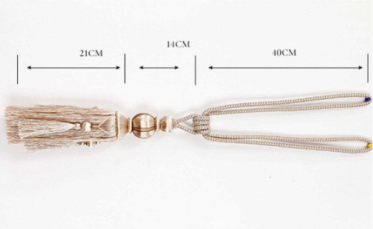2 Pieces - Curtain Tassels - Curtain Ties - Curtain Tassel - Curtain Accessories - Curtain Holder - Curtain Tie Rope - Window Decoration Accessories - Curtain โ image 2