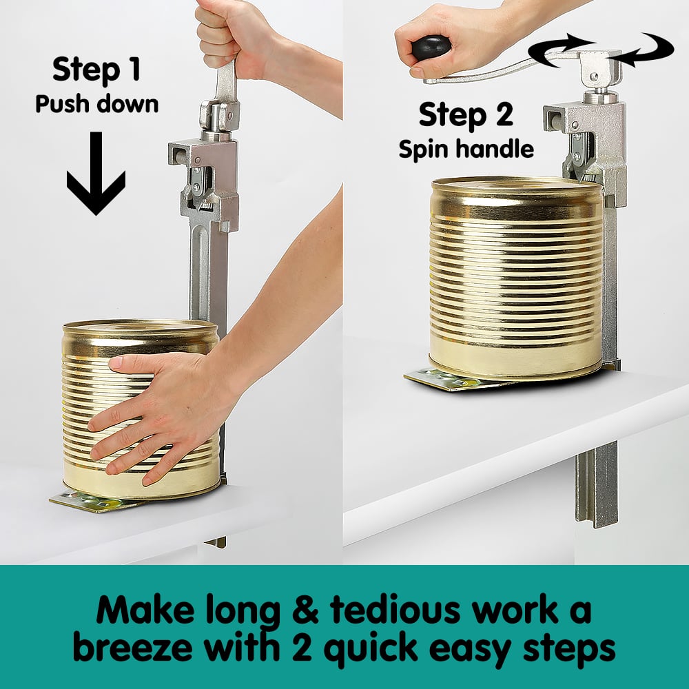 Klika Heavy Duty Can Opener Kitchen Tool Counter Bench Top โ image 2