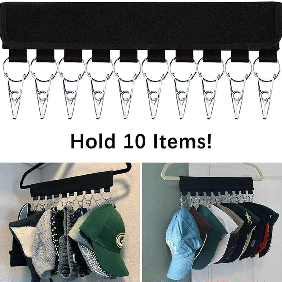 Multifunctional Baseball Cap Storage Hat Holder Fabric Portable Holder Foldable Travel β image 6
