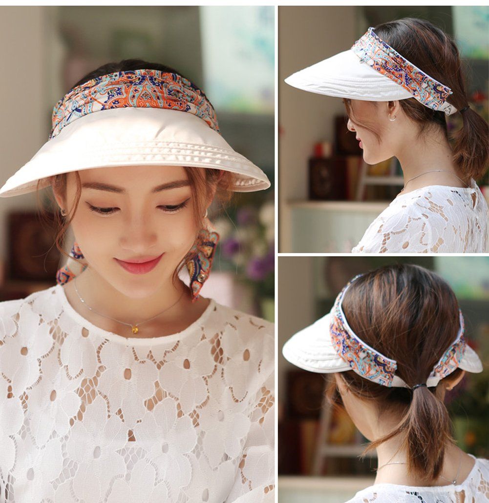 Wide Brim Sun Visor UPF 50+ UV Protection Sun Hat with Neck Protector -allow for all the outdoor activities — image 4