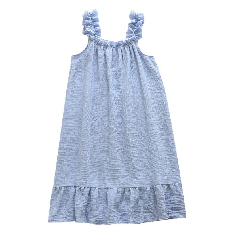 Garmina Women Cotton Sling Nightdress Long Summer White sling โ image 2