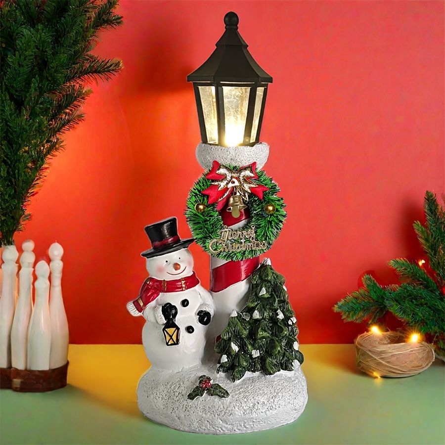 Christmas Lanterns Christmas Night Lights Holiday Decor Santa Night Lights - White - Size 1 — image 2