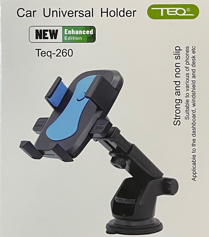 TEQ -260 Car Universal Holder Strong & non Slip (Extendable) Blue/Black — image 3