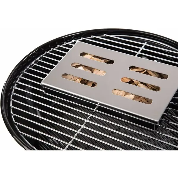 Stainless Steel BBQ Smoker Box, Ventilated Wood Chip and Herb Box for Gas and Charcoal Grills, Silver, 20.5 cm โ image 5