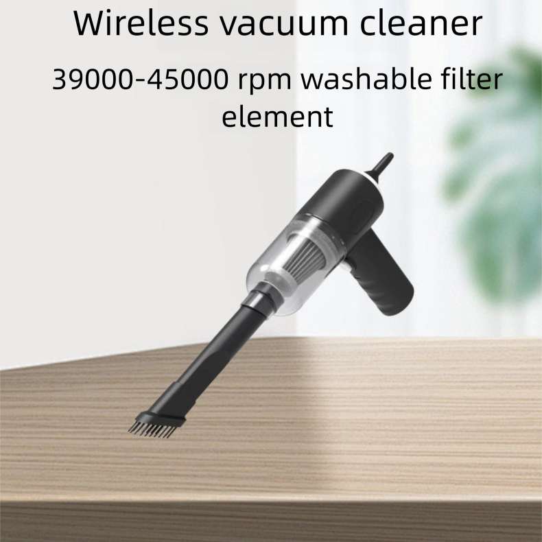 Pink High-Power Cordless Handheld Vacuum Cleaner – Compact, Rechargeable, and Portable for Home, Car, and Desk Use — image 5