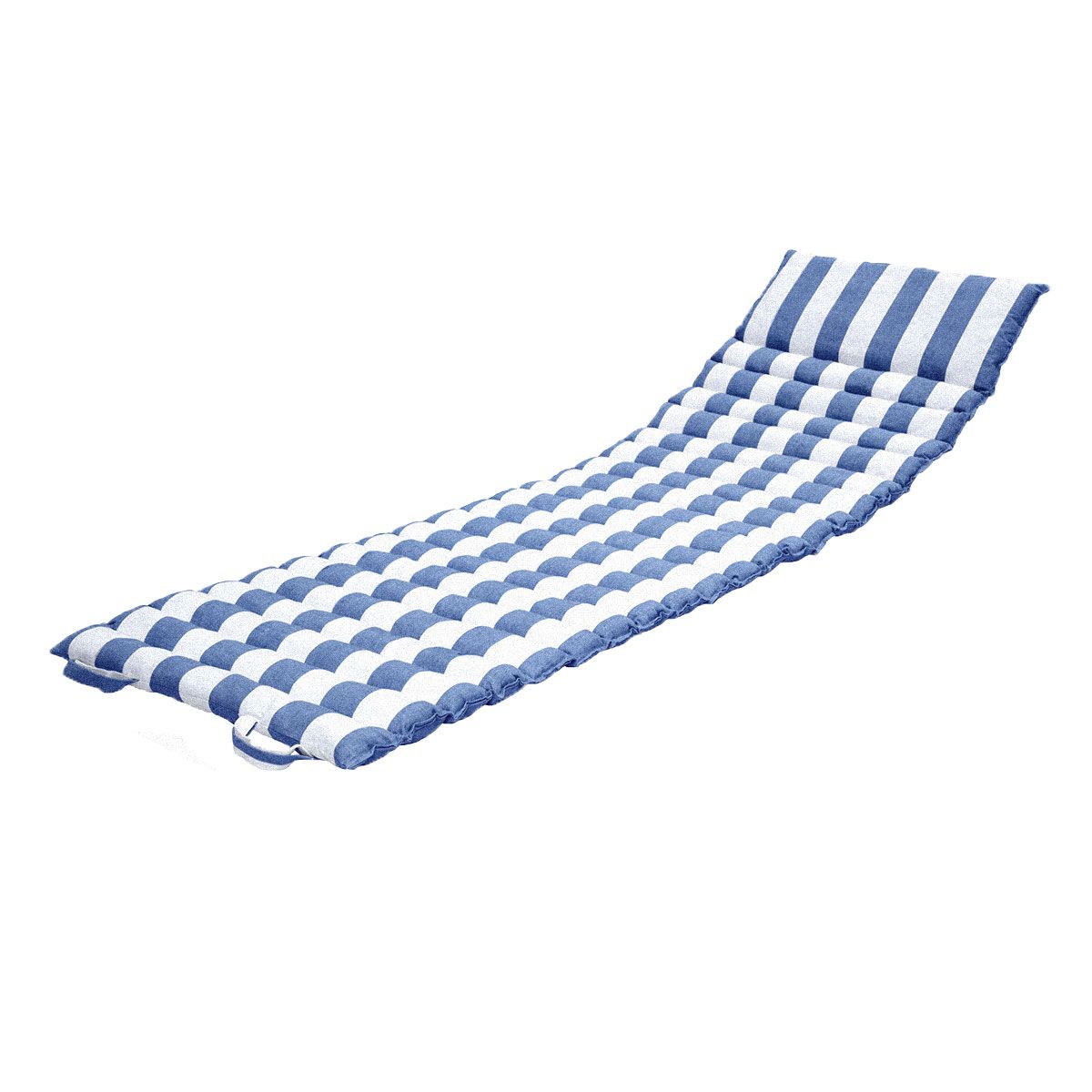 Rans Blue Alfresco Cotton Outdoor Indoor Lounge Mat 62 × 194 cm