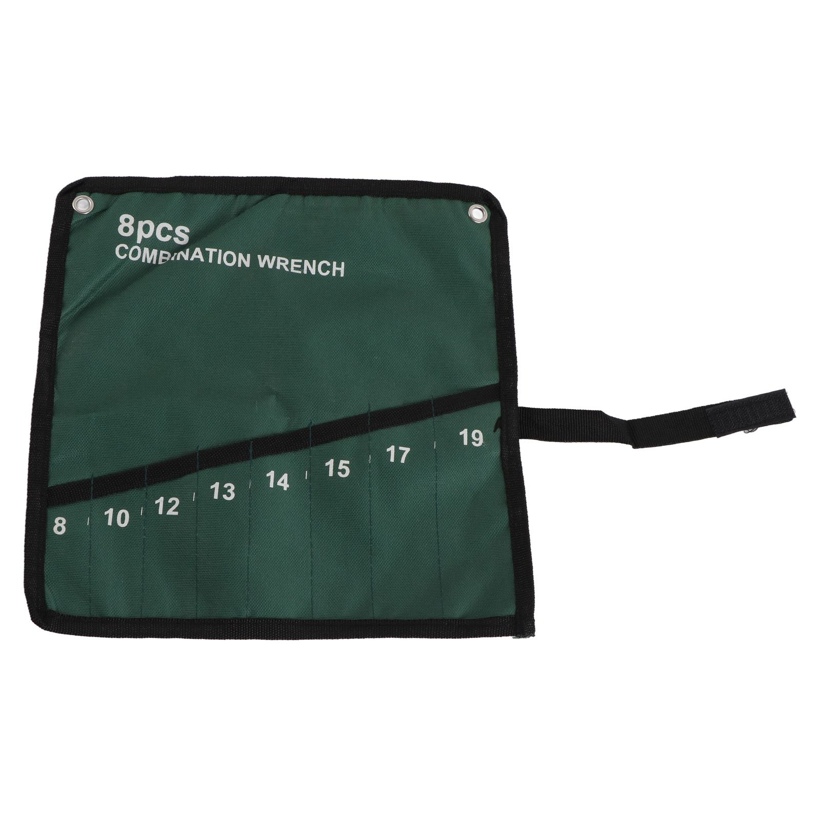 Multi Pocket Canvas Roll Up Tools Storage Bag Spanner Plier Wrench Holder Organizer (8 Pockets)