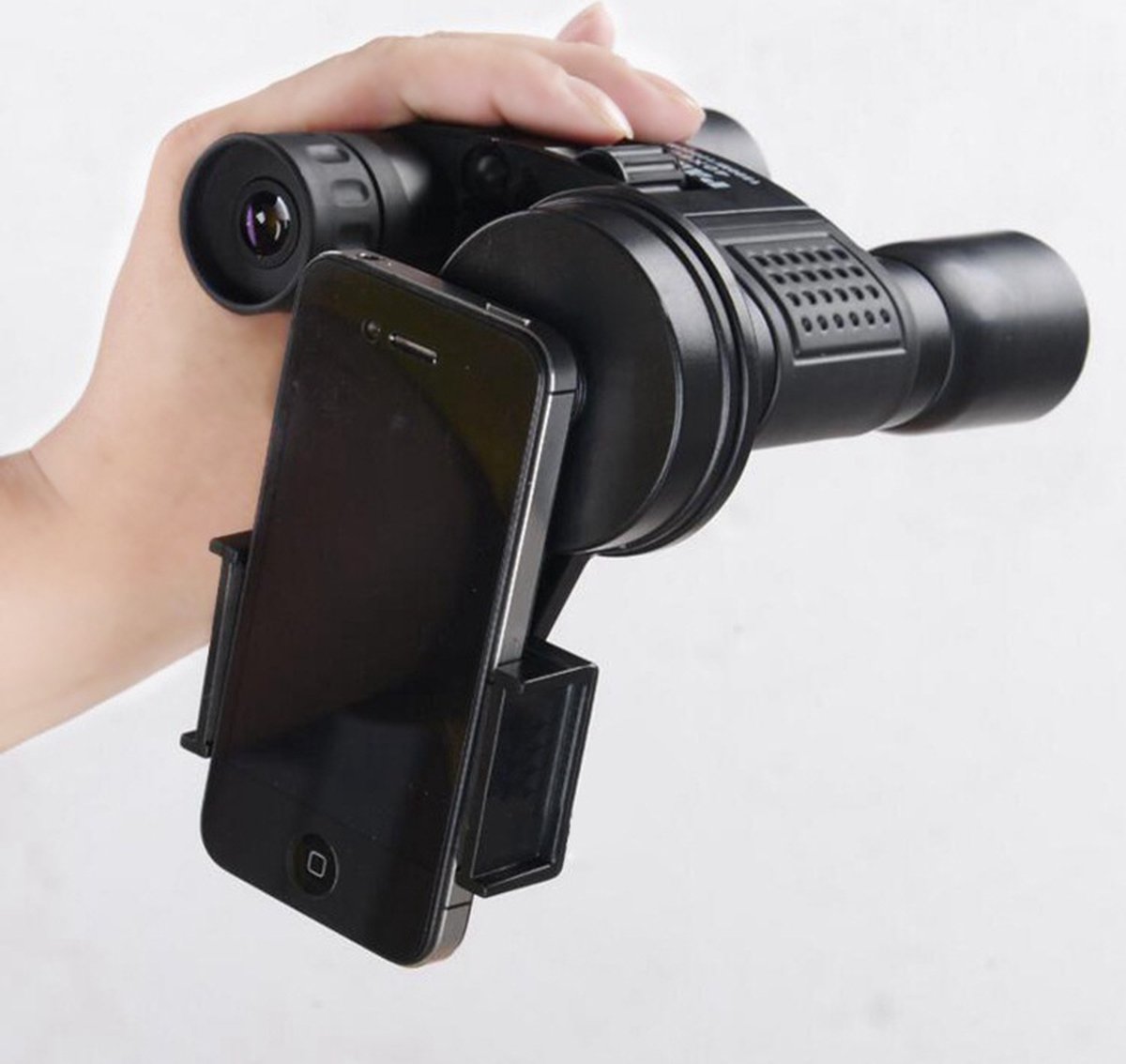 Smartphone Holder - Mobile Phone Adapter Mount - Smartphone Photography Accessory - Phone Camera Lens Set - Clip-On Design - for spotter's/binoculars/telescope — image 3