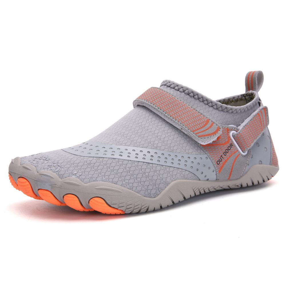 Men Women Water Shoes Barefoot Quick Dry Aqua Sports Shoes - Grey Size EU46 = US11 — image 2