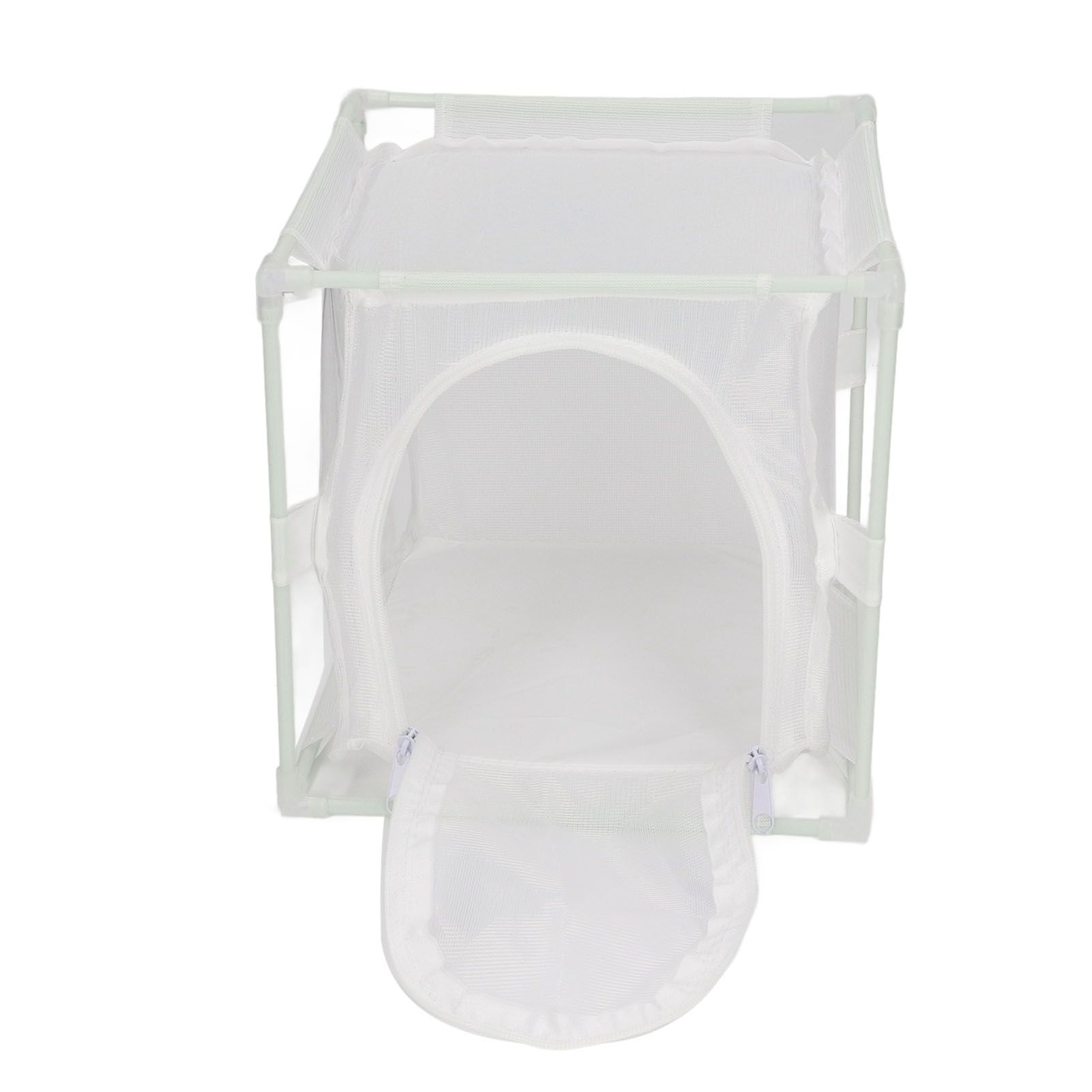 Insect Observation Cage PVC Mesh White Reusable Butterfly Habitat Breeding Incubator Box Reversed U Shaped — image 4