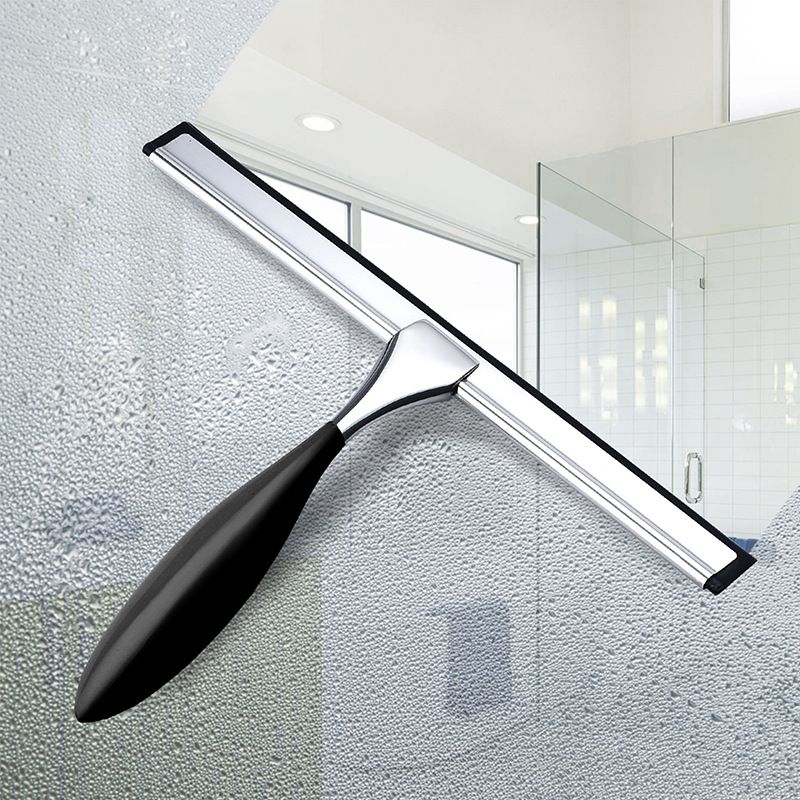 2PCS Replacement Silicon Rubber Squeegee Blade, 10 Inch Black and white Replacement Silicon Rubber Squeegee Blade — image 5