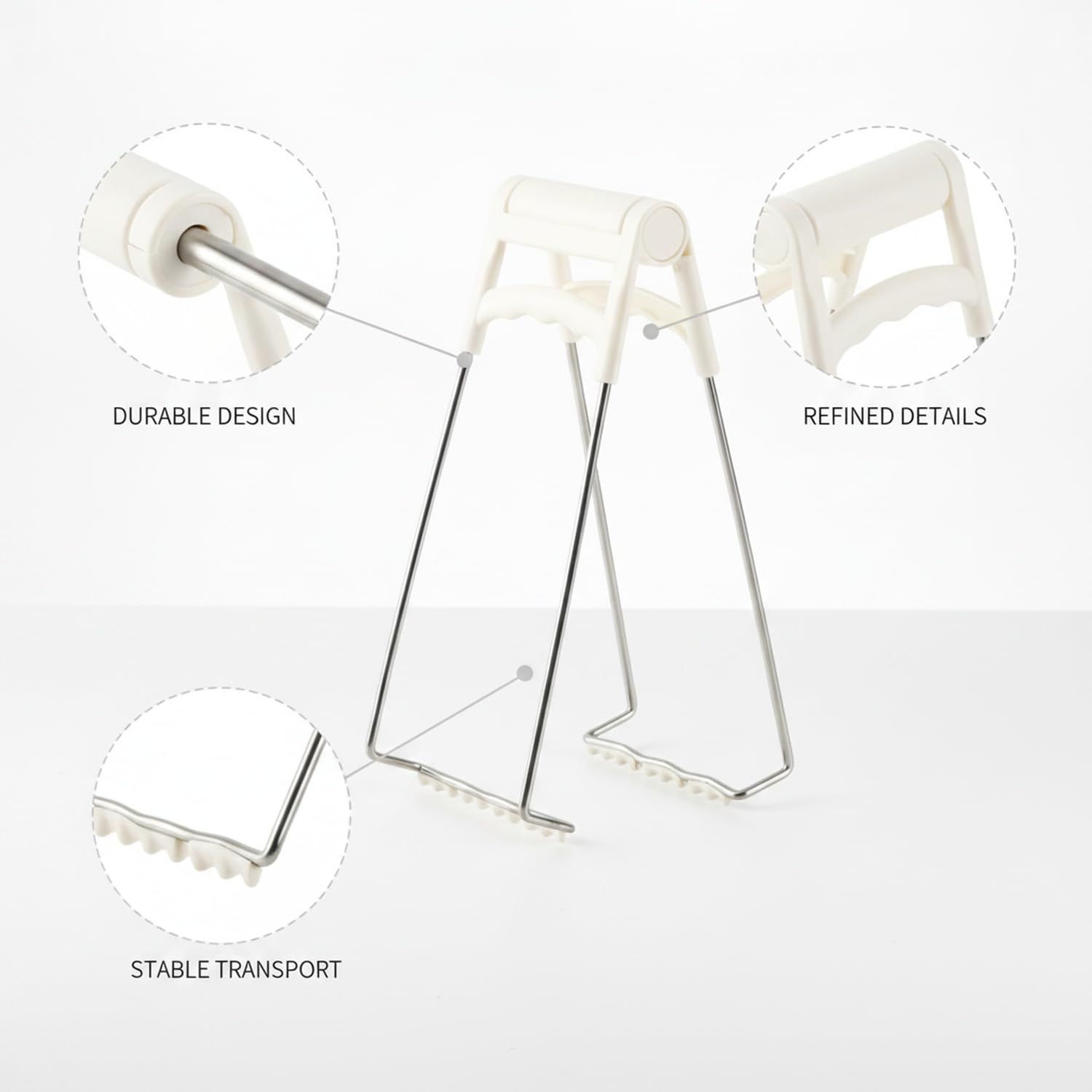 Hot Plate Gripper Tongs, Multi-purpose Anti-Scald Bowl Holder Clip for Kitchen, Silicone Tongs, Hot Dish Gripper, Kitchen Aid Accessories and Attachments โ image 6