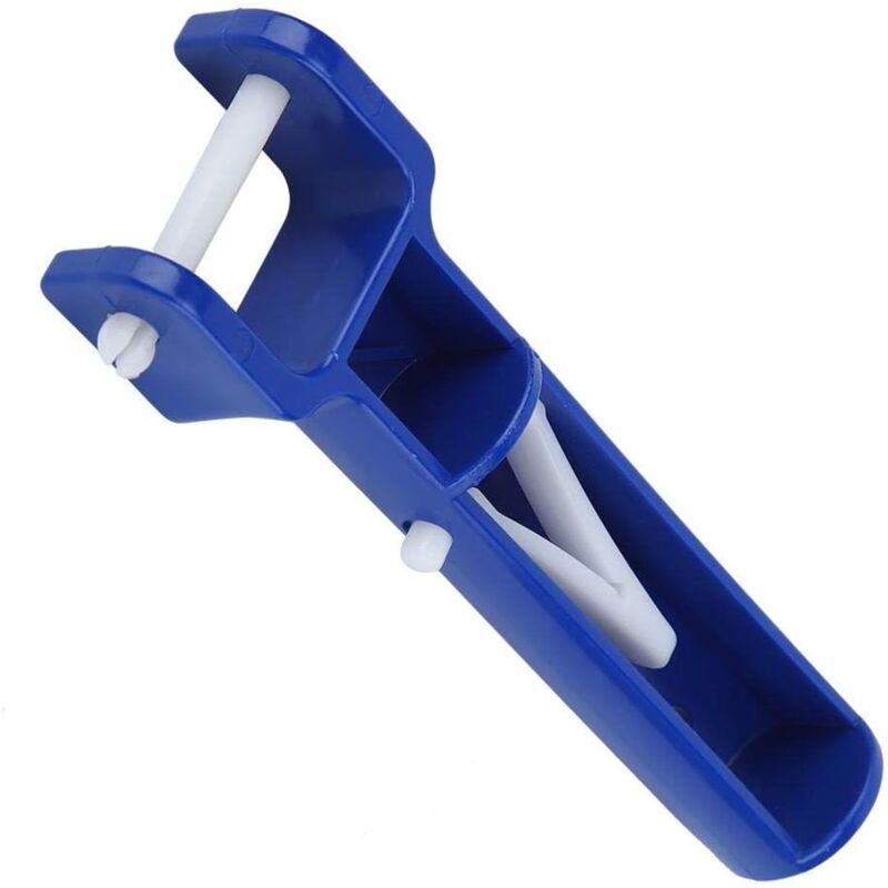2 pcs V-Shaped Head Handle, Blue Swimming Pool V-Shaped Clip Brush Head Handle Replacement Pool Accessories — image 4