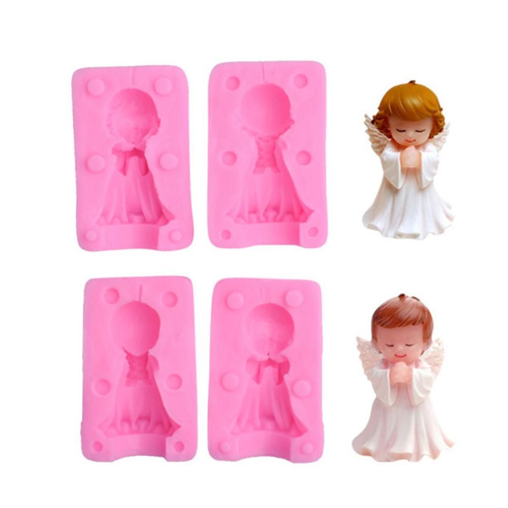 3D Angel Boy and Girl Silicone Mold DIY Angel Shape Candle Soap Chocolate Candy Mold Kitchen Baking Tool โ image 6