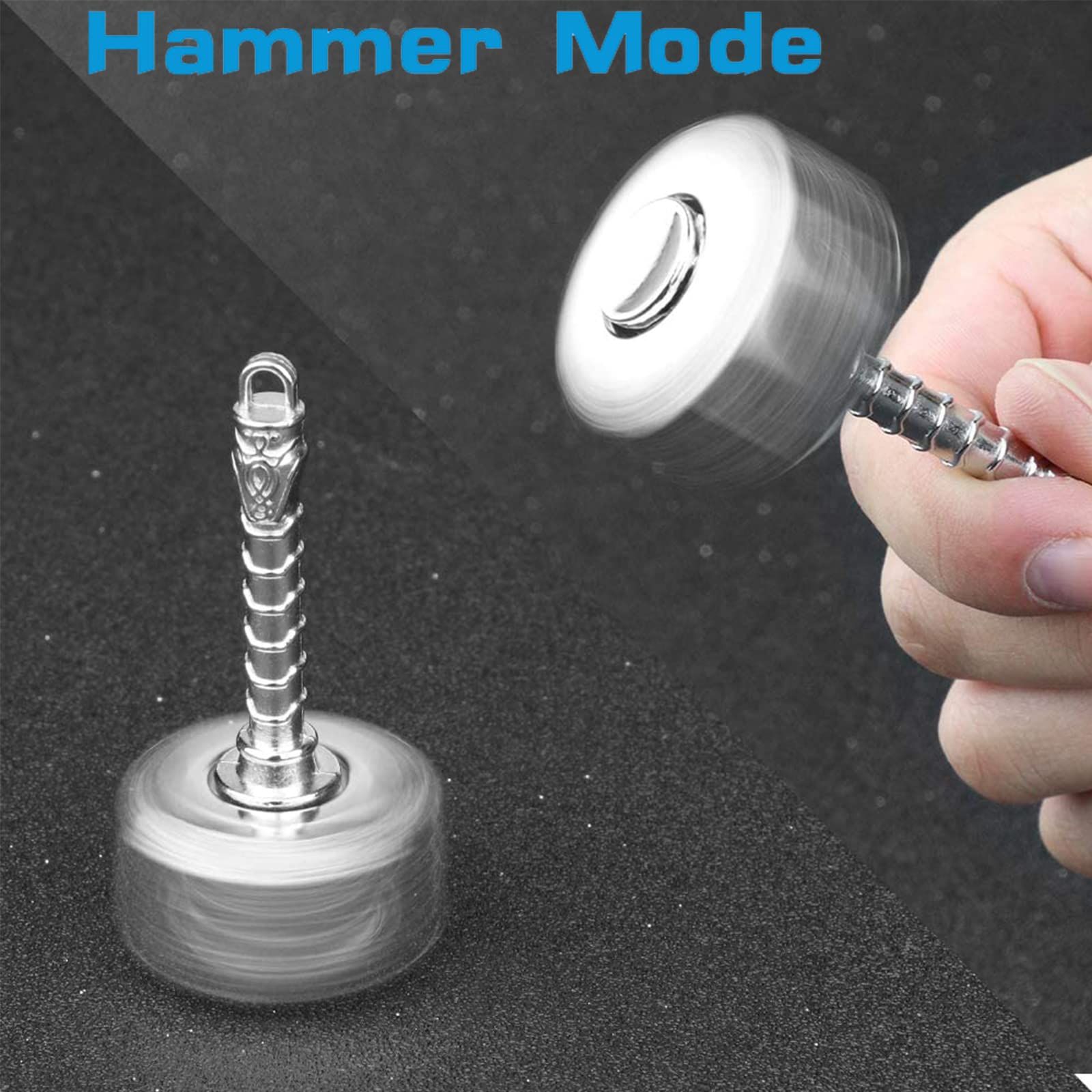 Hand Finger Spinners Metal 2 in 1,Transformable Focus Stress Relief Fidgets Toys Fingertip Gyro Stress — image 5