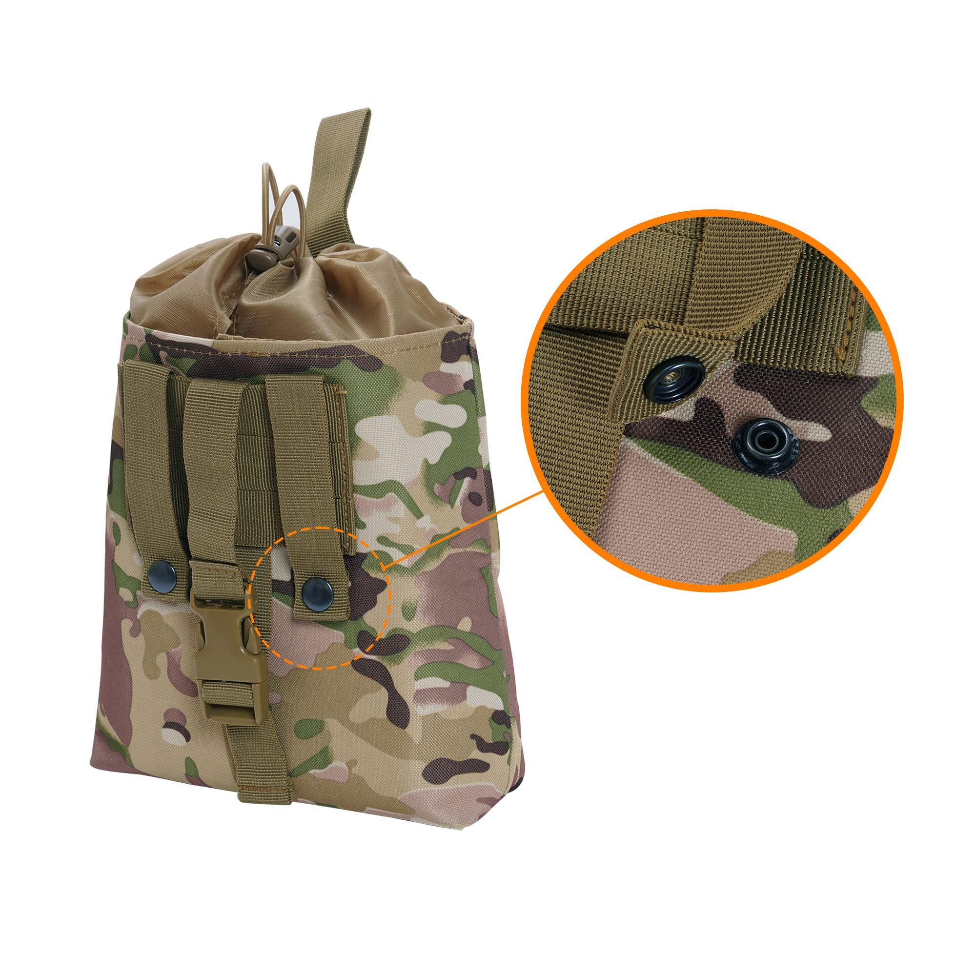 Tactical folding recycling bag, miscellaneous storage bag, outdoor sports multifunctional waist bag โ image 4