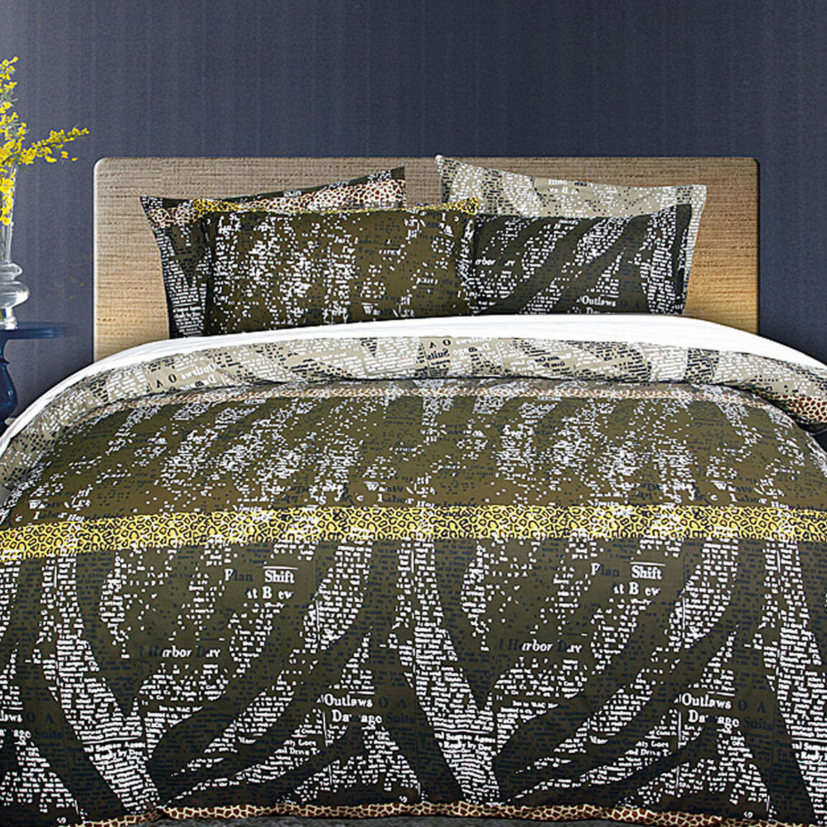 Accessorize Zig Zag Quilt Cover Set Queen