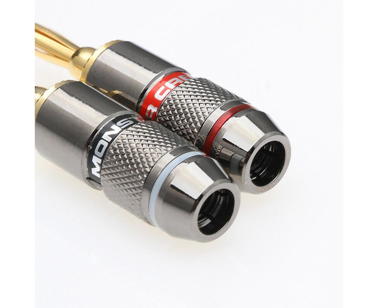 12Pcs 24K Gold Plated Zinc Alloy Banana Plugs Speaker Audio Video Connectors โ image 5