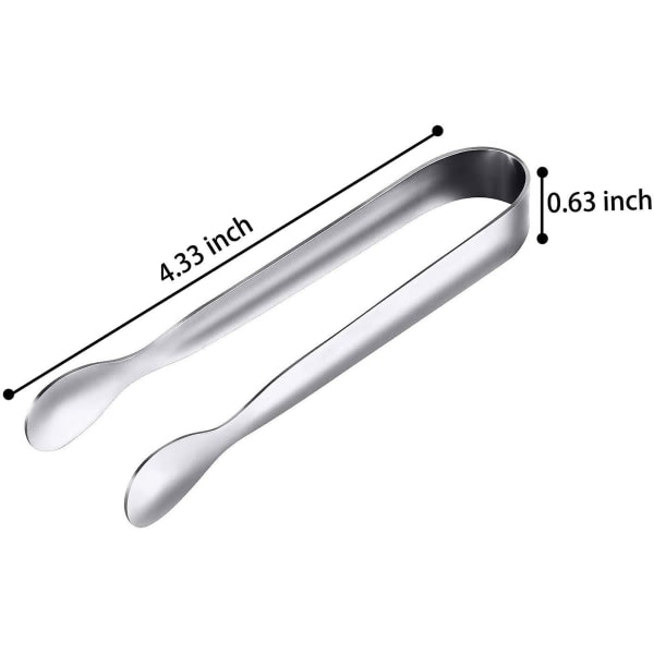 12-pack mini tongs Sugar tongs Ice tongs Small stainless steel serving tongs_qcx โ image 2