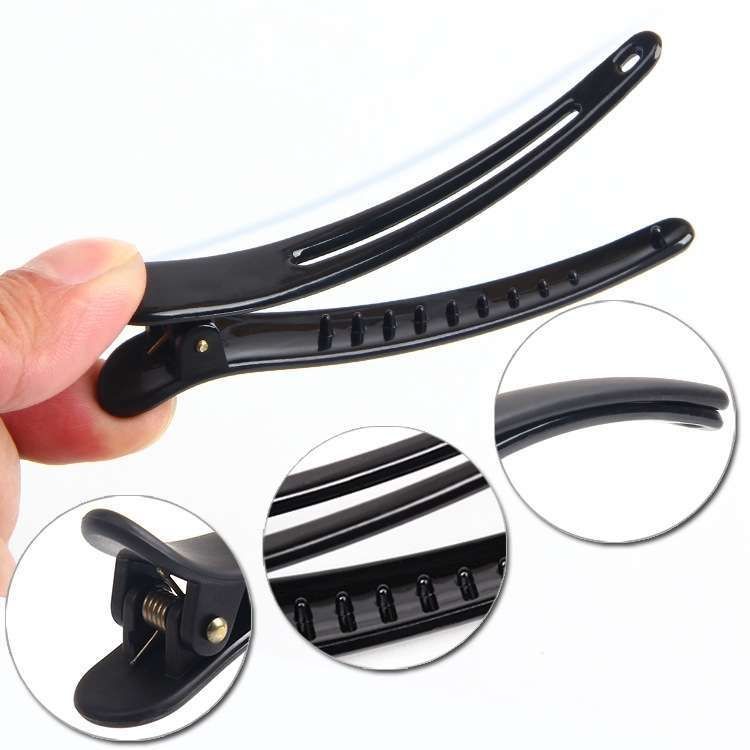 10x Professional Hair Clips for Salons & Home Use, Black โ image 2