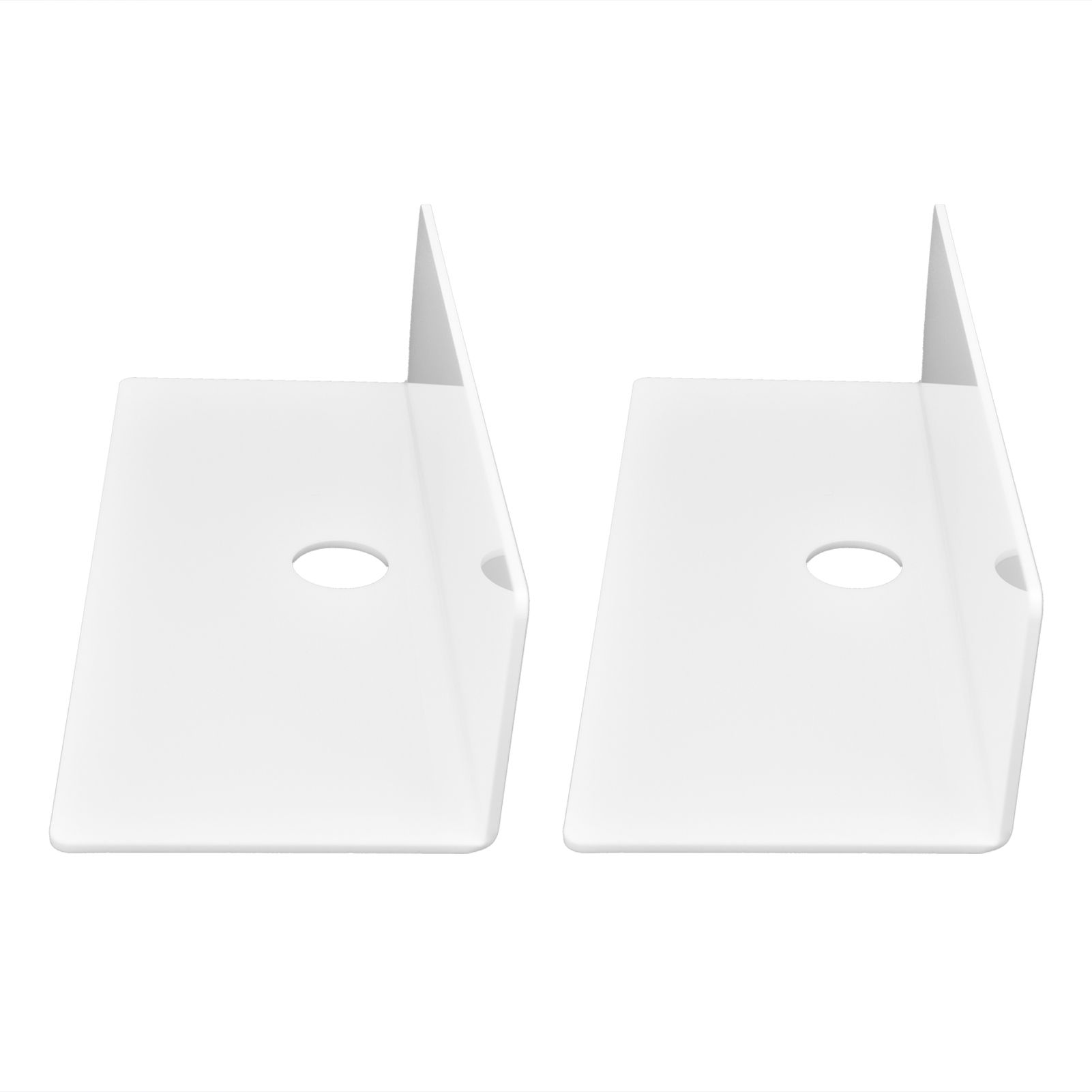 2Pcs Display Shelf Acrylic Perforation Free High Strength Wall Mount Shelf for Speaker Clock — image 5
