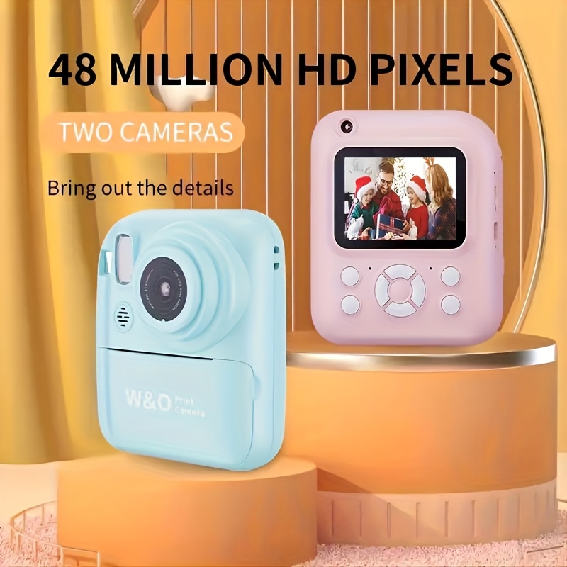 (PINK)Instant-Fun Camera: HD Photos, Filter Effects, Time-lapse Selfies, Built-in Games & Music, All-in-One Fun with Type-C Fast Charging — image 4