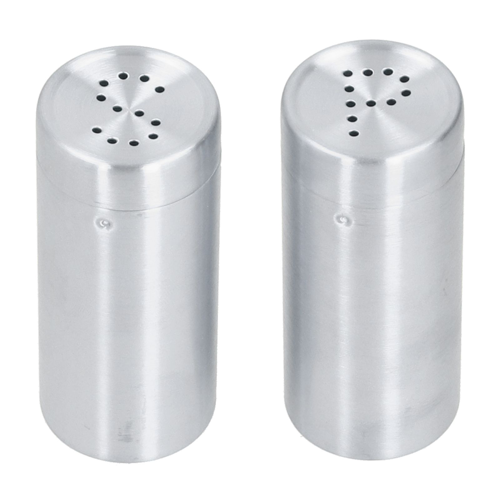 2pcs Spice Jar Stainless Steel Seasoning Bottle Salt and Pepper Shaker Kitchen ToolStainless Steel Color — image 3