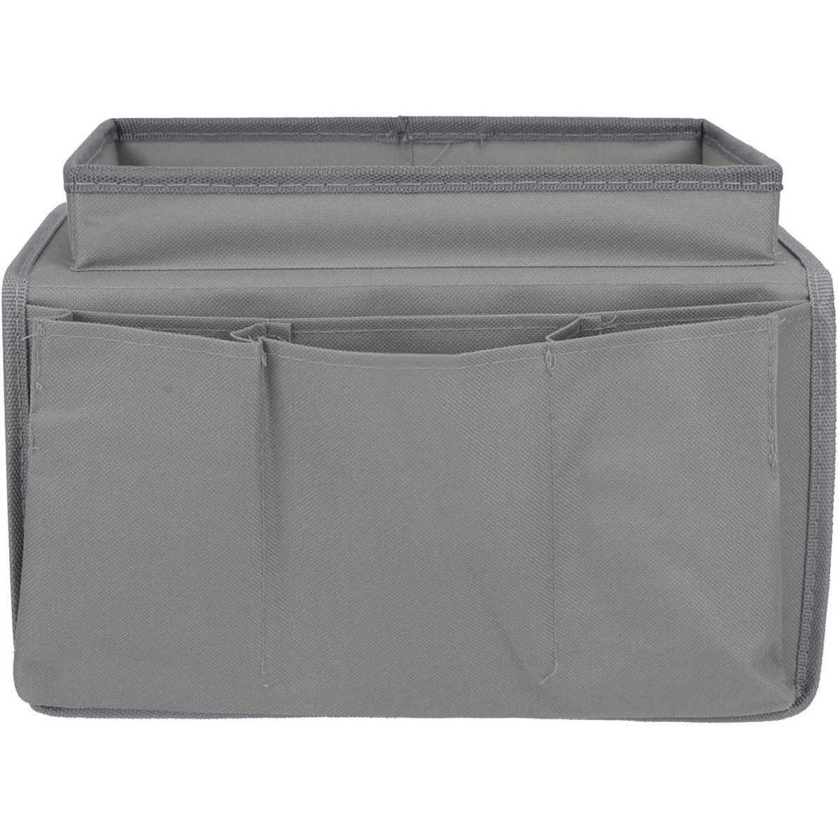 Sofa Armrest Organizer with Cup Holder Tray Chair Arm TV Remote Holder for Recliner Couch Armchair Caddy Bedside Storage Pockets Bag for Cellphone Tablet Book โ image 3